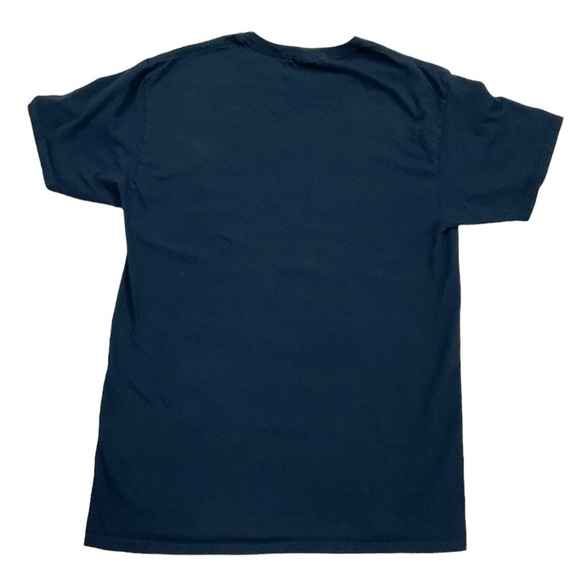 Bottoms Up Ugly Christmas Humor shirt Red solo cups Reindeer Santa’s Bottom Med - Picture 2 of 5